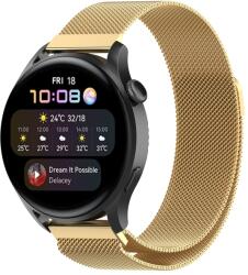  MILANESE Fém univerzális szíj 22mm arany szélességű órákhoz