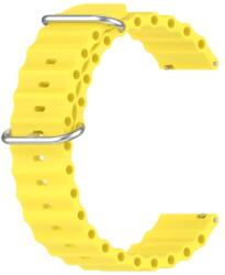OCEAN Univerzális szilikon szíj 22mm sárga