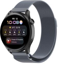  MILANESE Fém univerzális szíj 22mm széles órához, szürke
