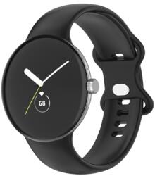 BUTTERFLY szilikon szíj Google Pixel Watch / Pixel Watch 2 , fekete