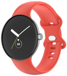 BUTTERFLY szilikon szíj a Google Pixel Watch / Pixel Watch 2 , piros