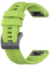EGYSZERŰ szilikon szíj Garmin Enduro 2 / Tactix 7-hez világoszöld