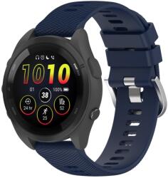 RUBBER Szilikon szíj Garmin Forerunner 265S sötétkék