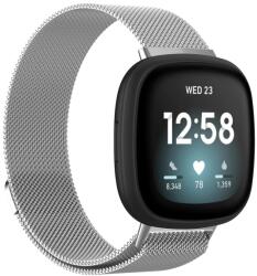  MILANESE Fém szíj Fitbit Versa 4/3 ezüsthöz