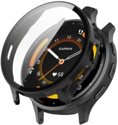 PC TELJES BORÍTÁS Műanyag borítás üveggel Garmin Venu 3S fekete