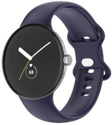  BUTTERFLY szilikon szíj a Google Pixel Watch / Pixel Watch 2 sötétkék
