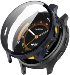  PC TELJES BORÍTÁS Műanyag borítás üveggel Garmin Venu 3S kékhez