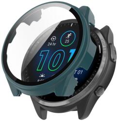 PC TELJES BORÍTÁS Műanyag borítás üveggel Garmin Forerunner 965 zöld