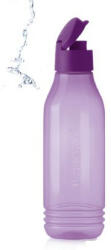 Tupperware Öko palack 750 ml, Háromszög keresztmetszetű, Kipattintós-csavaros kupakkal, Kékeslila - Tupperware