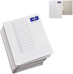 PAPERLAND Dosar carton alb cu sina PAPERLAND Office Solutions, 300 g/mp, 50 buc/set