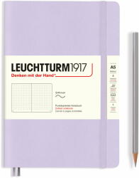 Leuchtturm Caiet A5 Punctat Cop. Flexibila Lila Leuchtturm