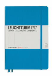 Leuchtturm Caiet A5 Punctat Cop. Rigida Albastru Azur Leuchtturm