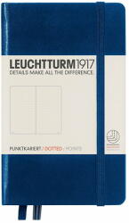 Leuchtturm Caiet A6 Punctat Cop. Rigida Albastru Navy Leuchtturm