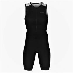 Orca - costum triathlon pentru barbati fara maneci Athlex race SL triSuit - negru alb (MP12TT00)