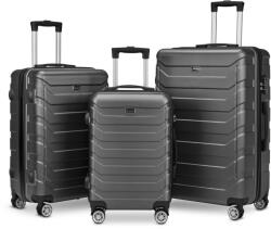 BeComfort L03-G set valize gri (55cm+65cm+75cm) (L03-G) Valiza