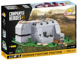 COBI Set de construit Cobi German Fighting Position, colectia COMPANY OF HEROES 3, 3043, 642 piese