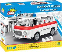 COBI Set de construit Cobi Barkas B1000 Krankenwagen, colectia Youngtimer, 24595, 157 piese