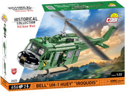 COBI Set de construit Cobi BELL UH-1 HUEY IROQUOIS, colectia Elicoptere, 2423, 656 piese