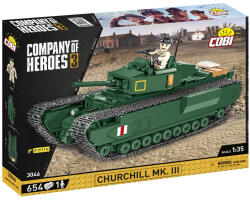COBI Set de construit Cobi Churchill MK. III, colectia COMPANY OF HEROES 3, 3046, 654 piese