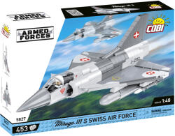 COBI Set de construit Cobi Mirage IIIS Swiss Air Force, colectia Avioane, 5827, 453 piese