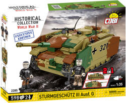 COBI Set de construit Cobi Sturmgeschutz III Ausf. G, colectia Tancuri, 2285, 598 piese