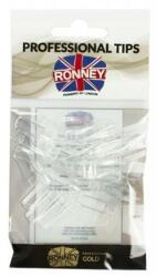 Ronney Professional Tipsuri pentru unghii, mărimea 10, transparent - Ronney Professional Tips 60 buc