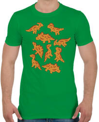 printfashion Dínó husi - Férfi póló - Zöld (14595320)