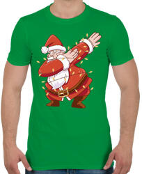 printfashion Mikulás dab - Férfi póló - Zöld (14597908)