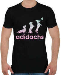 printfashion Adidachs #3 - Férfi póló - Fekete (14616922)