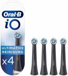 Oral-B iO Ultimate Reiningung cserélhető fejek, 4 darab, fekete