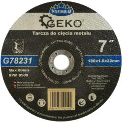 GEKO 180 mm G78231 Disc de taiere