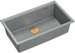 Quadron Chiuveta compozit sub blat Quadron Logan 110 gri - cupru 76x44 cm (HQD7644U5_PVDC1_U) Chiuveta