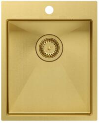 Quadron Chiuveta inox incastrata Quadron Unique Russel 90 auriu 40x50 cm (HB4050PVDBSG1) Chiuveta