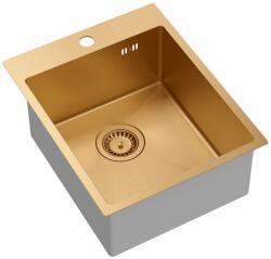 Quadron Chiuveta inox incastrata Quadron Unique Russel 90 cupru 40x50 cm (HB4050PVDBSC1) Chiuveta