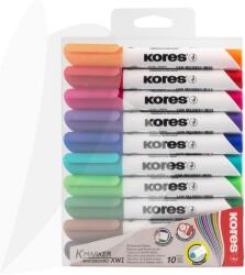 Kores Marker Whiteboard 10/set 3mm Cutie Plastic Kores
