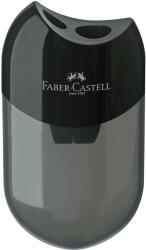 Faber-Castell Ascutitoare Plastic Dubla Cu Container Neagra Faber-castell