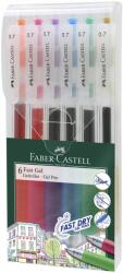 Faber-Castell Set 6 Buc Pix Cu Gel 0.7mm Fast Gel Faber-castell