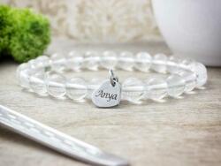 R. M. ékszer Szeretlek Anya hegyikristály ásvány karkötő (12588-RM-17)