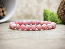 R. M. ékszer Önszeretet rodokrozit ásvány karkötő (1107-RM-21)