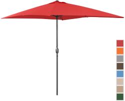 UNIPRODO Umbrelă mare de exterior - roșie - dreptunghiulară - 200 x 300 cm UNI_UMBRELLA_SQ2030RE_N (UNI_UMBRELLA_SQ2030RE_N)