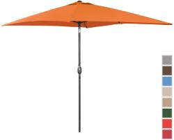 UNIPRODO Umbrelă mare de exterior - portocalie - dreptunghiulară - 200 x 300 cm - înclinabilă UNI_UMBRELLA_TSQ2030OR_N (UNI_UMBRELLA_TSQ2030OR_N)