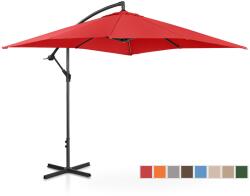 UNIPRODO Umbrelă de grădină - Roșu - Pătrată - 250 x 250 cm - Înclinabilă UNI_UMBRELLA_SQ250RE_N (UNI_UMBRELLA_SQ250RE_N)