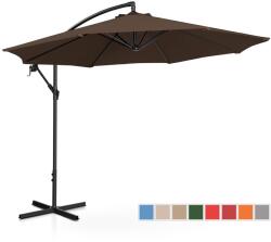 UNIPRODO Umbrelă de grădină - maro - rotundă - Ø 300 cm - înclinabilă UNI_UMBRELLA_R300BR_N (UNI_UMBRELLA_R300BR_N)