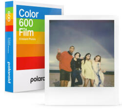 Polaroid színes 600 film, fotópapír fehér kerettel (8 lap) (006002)