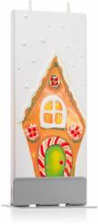 FLATYZ Holiday Gingerbread House gyertya 6x15 cm