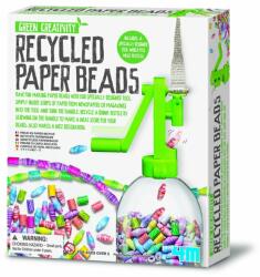 4M Kit creativ - Margele din hartie reciclata, Green Creativity (4M-04588)
