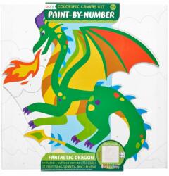 Ooly Set creativ Picteaza pe numere - Fantastic Dragon (161-052)