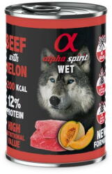 Alpha Spirit Hrană umedă Premium pentru câine cu vită și pepene, 400 g (592257) - vexio