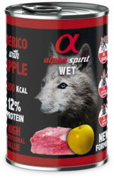 Alpha Spirit Hrană umedă Premium pentru câine cu porc și măr, 400 g (592334)