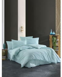 Studio Casa Lenjerie pat dublu Waffle Mint Studio Casa, 100% Bumbac Krep, Cearceaf pilota 200 x 220 cm, Cearceaf pat 240 x 260 cm, 2 fete de perna 50 x 70 cm, Multicolor (WAFFLEMINT) - 24mag Lenjerie de pat